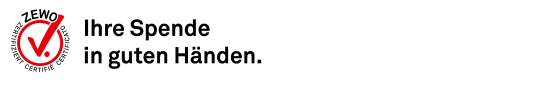 ZEWO Logo "Ihre Spende in guten Händen."